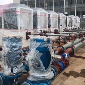 Central air conditioning host and pipeline